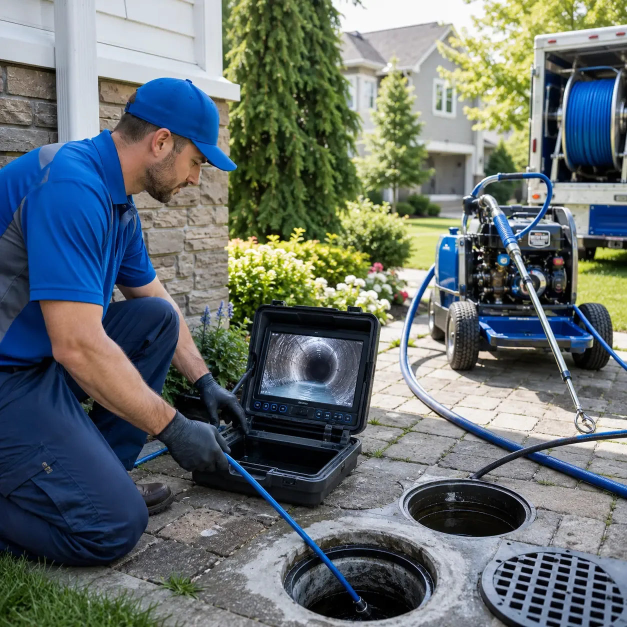 Outdoor drain cleaning professionals serving Rye, NY
